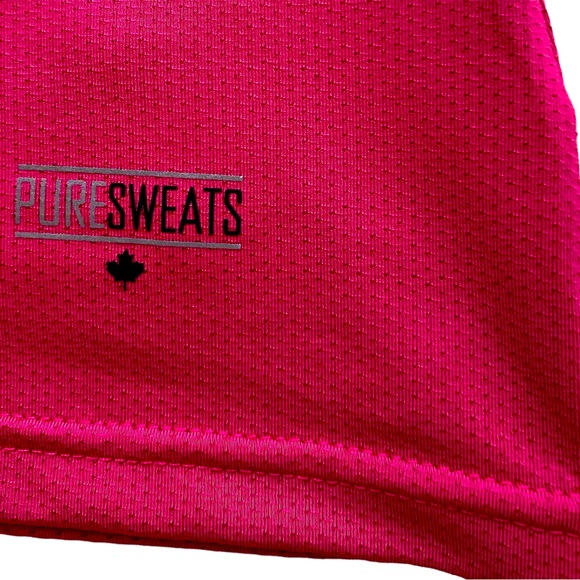 Pure Sweat Women’s Racerback Workout Gym Top. Fuchsia - Picture 5 of 9